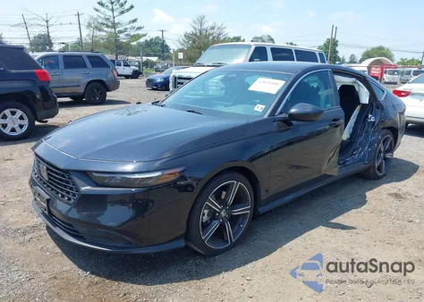 2024 Honda Accord Hybrid Sport из США, поврежденный, VIN 1HGCY2F53RA000541